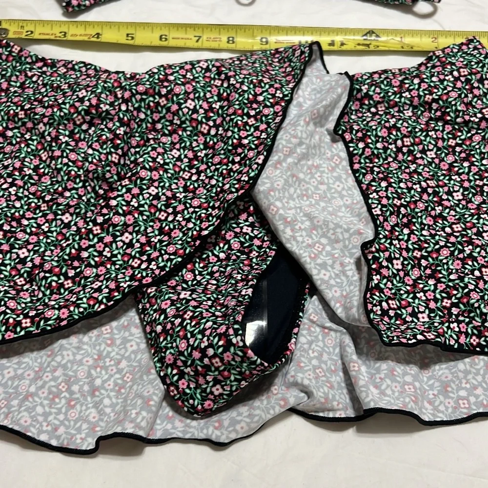NEW 2 pc Frankie’s bikinis swim Izabella kealy halter top & bottom size L/XL